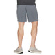 Back view of Men's Skechers Movement 7" Shorts in the color Smoke Blue.