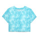 FILA Forza Dance Cropped T-Shirt - Blue Tie Dye