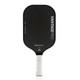 Front view of the PIKKL Vantage Pro 16mm Carbon Fiber Pickleball Paddle shown in Black.