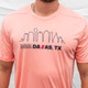 Dallas Skyline Nationals Sport Crew T-Shirt - Men's - Coral, Detail