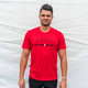 Red Dallas Skyline Nationals Sport Crew T-Shirt - Men's