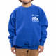 Front view of the PPA Tour Unisex Youth Crew Neck Sweatshirt in the color Royal.