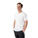 Additional front view of the Men's erne The University Tee in the color White.