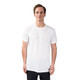 Front view of the Men's erne The University Tee in the color White.