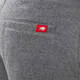 Close-up view of the Unisex MLP Daly Jogger back pocket in the color Grey