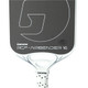 Close up  view of the GAMMA RCF Airbender 16mm Open-throat Pickleball Paddle's face and throat design.