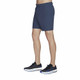 Side view of the Skechers Go STRETCH Ultra 7" Shorts in the color Blue Nights.