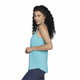 Side view of the Skechers GO DRI SWIFT Tank Top in the color Capri Breeze.