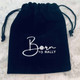 View of the Born to Rally drawstring bag gift with purchase.