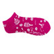 View of the Pink Born to Rally Born to Rally Pickleball Socks.