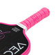 Overhead view of the VERSIX Vector XL GB Signature Pickleball Paddle throat and handle.