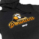 Close up view of the MLP Atlanta Bouncers Rowan Hoodie in the color Black.