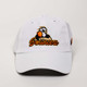 Front view MLP Atlanta Bouncers Performance Hat in the color White.