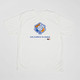 Front view of the MLP Columbus Sliders Short Sleeve T-Shirt in the color White.