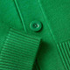 Close-up view of the FILA Baseline Cardigan in the color Garde.