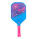 Proton Series One Type A Elongated 15mm Pickleball Paddle shown in the Purple/Blue/Pink colorway