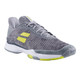 Babolat Jet Tere Men's Shoe in Grey/ Aero in sizes 6.5-13.  Detail view