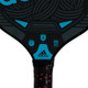 The DRIVE Pickleball Paddle by adidas features an attractive blue-on-black design with a centrally located adidas logo.