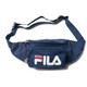 The FILA Fanny Pack features the FILA logo on the front pouch. Available in blue or white.