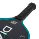 Teal Diadem Warrior Pickleball Paddle handle and angle paddle view