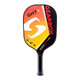 Gearbox GH7 Plus Fiberglass Composite Pickleball Paddle available in blue/green or red/yellow color options.