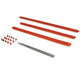 Diadem Edge Guard Kit for the Icon Graphite Paddle, red