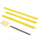 Yellow Diadem Edge Guard Kit for the Icon Graphite Paddleoptions.