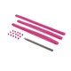 Diadem Edge Guard Kit for the Icon Graphite Paddle consists of 3 long pieces and 15 pins to hold them in place. Available in teal, pink, black, red, or white color options.