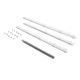 White Diadem Edge Guard Kit for the Icon Graphite Paddle