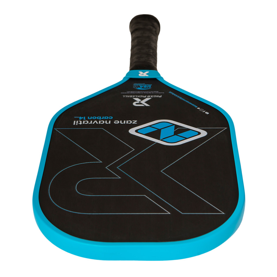 ProXR Zane Navratil Raw Carbon 14mm Pickleball Paddle Fast, Free