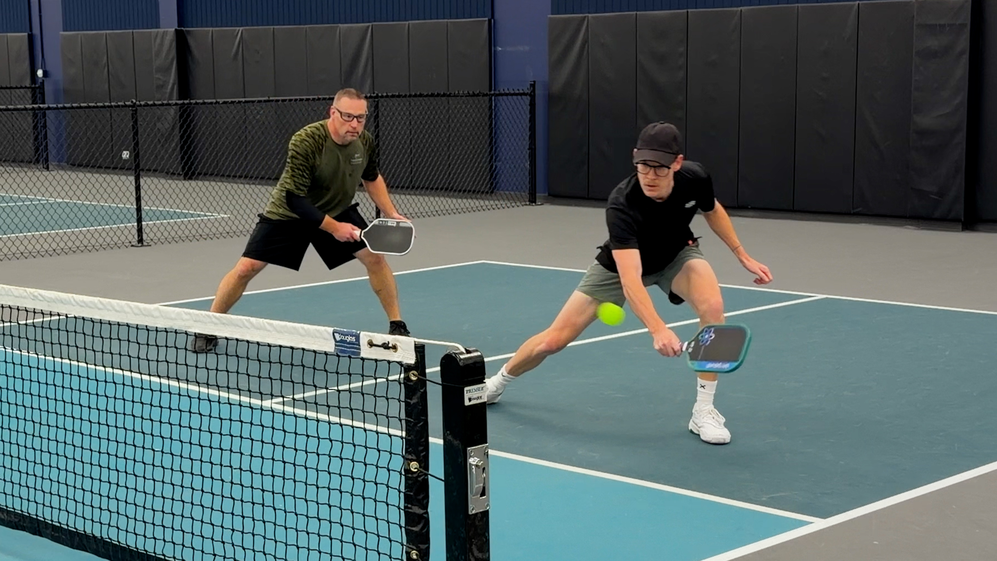 On-court playtesting of Proton paddles during power and pop testing
