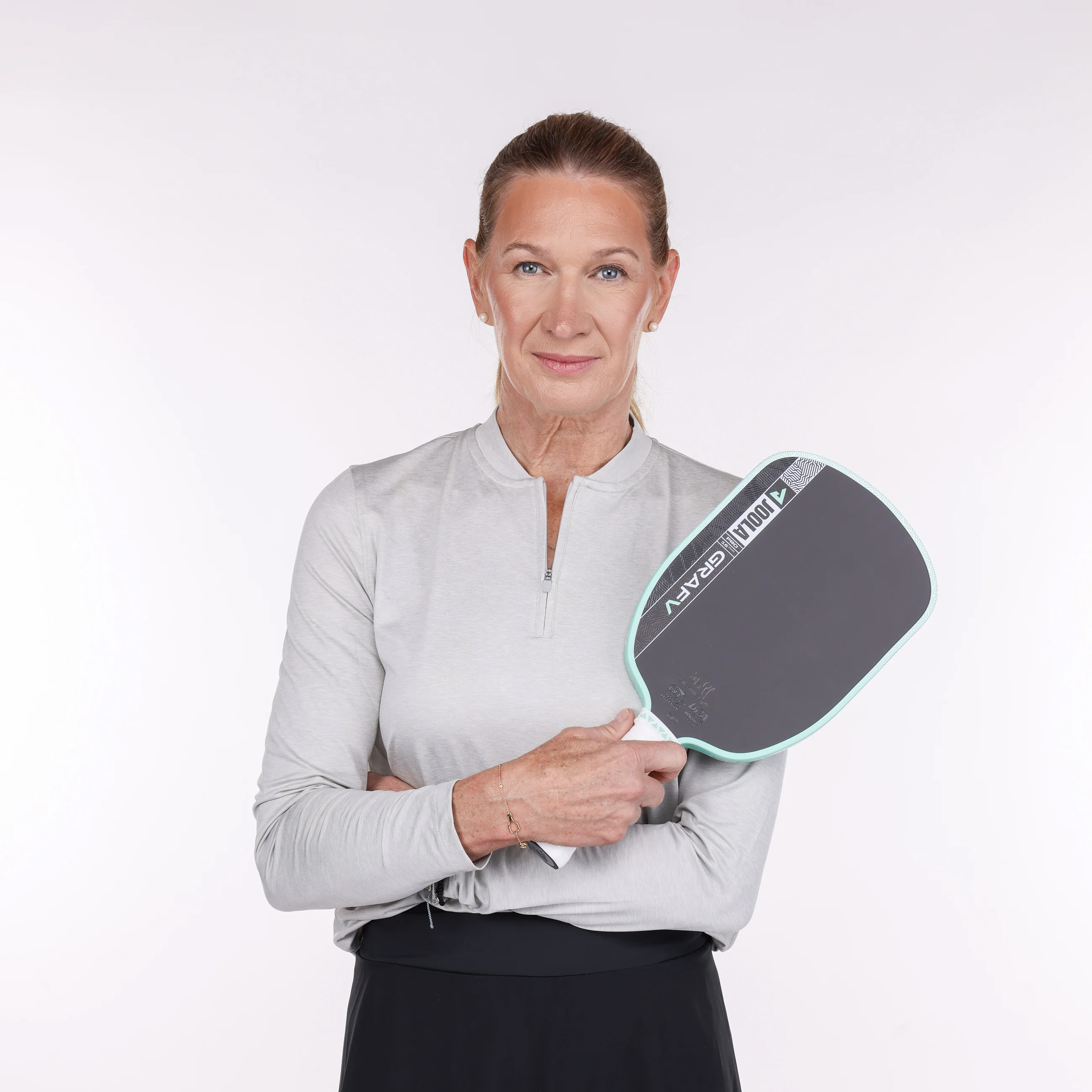 Steffi Graf with the JOOLA Graf Pro V 16mm Pickleball Paddle