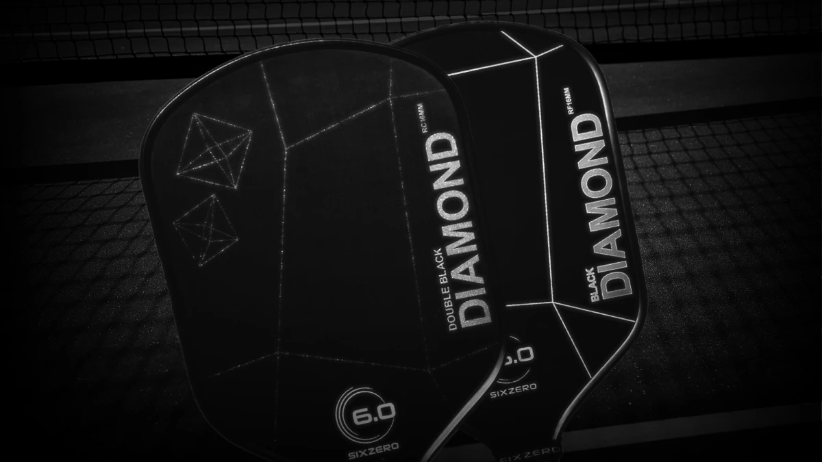 The Six Zero Black Diamond and Double Black Diamond Pickelball Paddles put the brand on the map