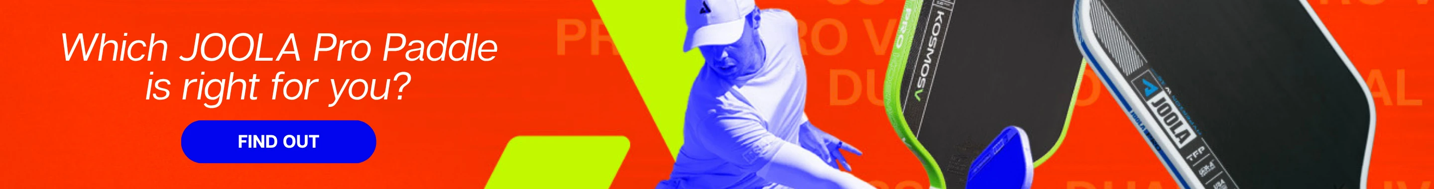 Which JOOLA Pro Paddle is right for you? FIND OUT