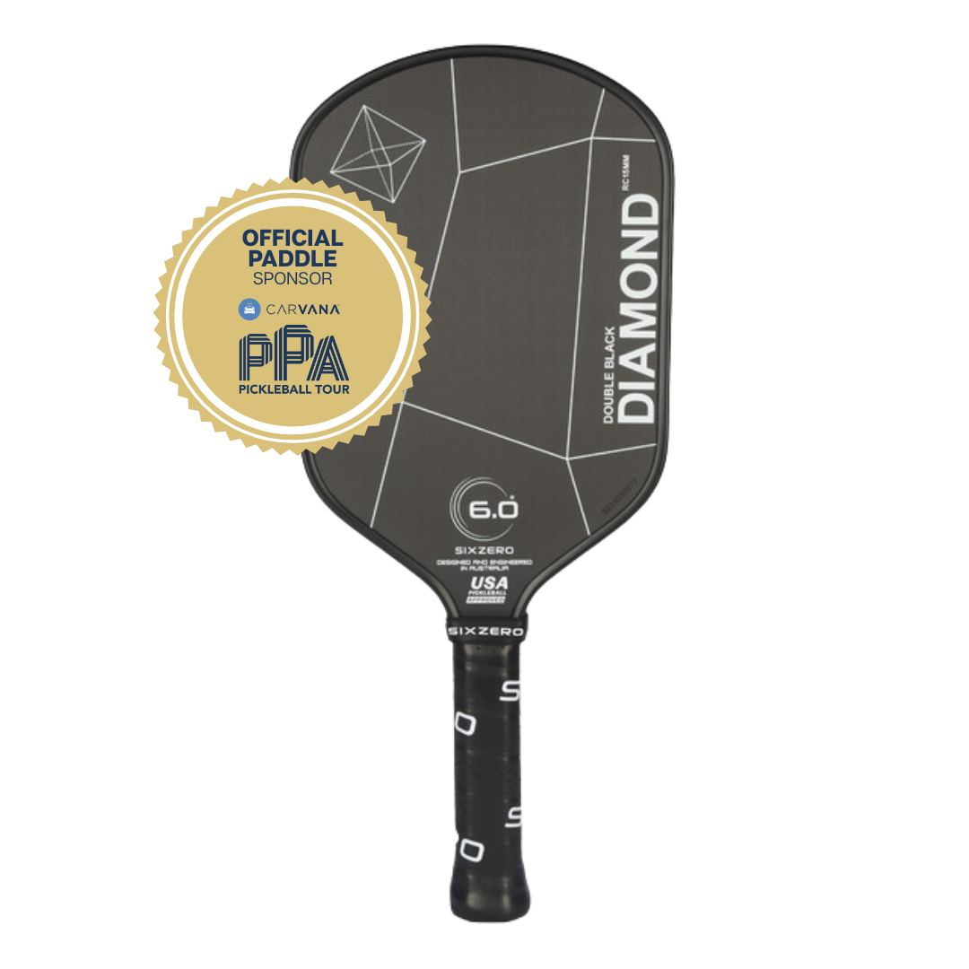 Six Zero Double Black Diamond Elongated Pickleball Paddle