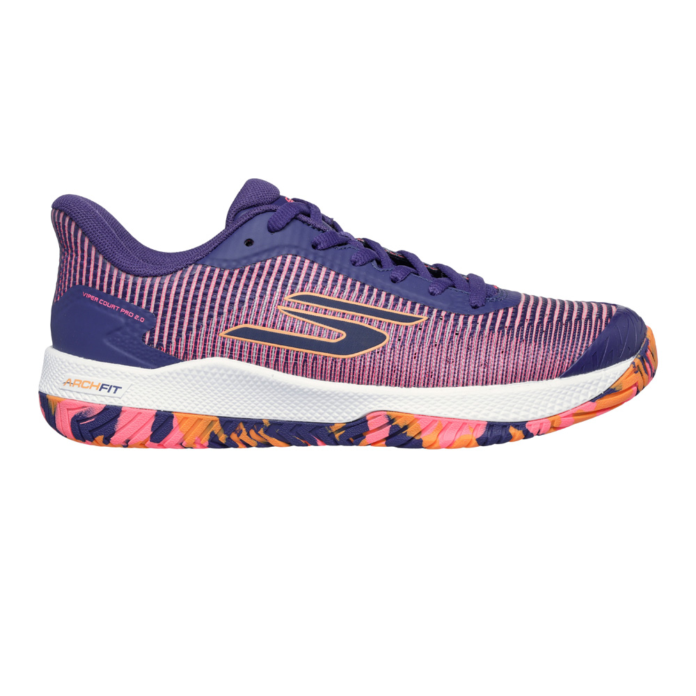(取寄) スケッチャーズ レディース ピックルボール バイパー コート プロ 2.0 スニーカー SKECHERS women Pickleball Viper Court Pro 2.0 Sneaker Purple Skechers Viper Court Pro 2.0 Purple Women's Shoe | Fast, Free