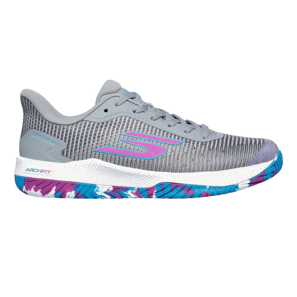 (取寄) スケッチャーズ レディース ピックルボール バイパー コート プロ 2.0 スニーカー SKECHERS women Pickleball Viper Court Pro 2.0 Sneaker Gray Skechers Viper Court Pro 2.0 Grey Women's Shoe | Fast, Free Shipping!
