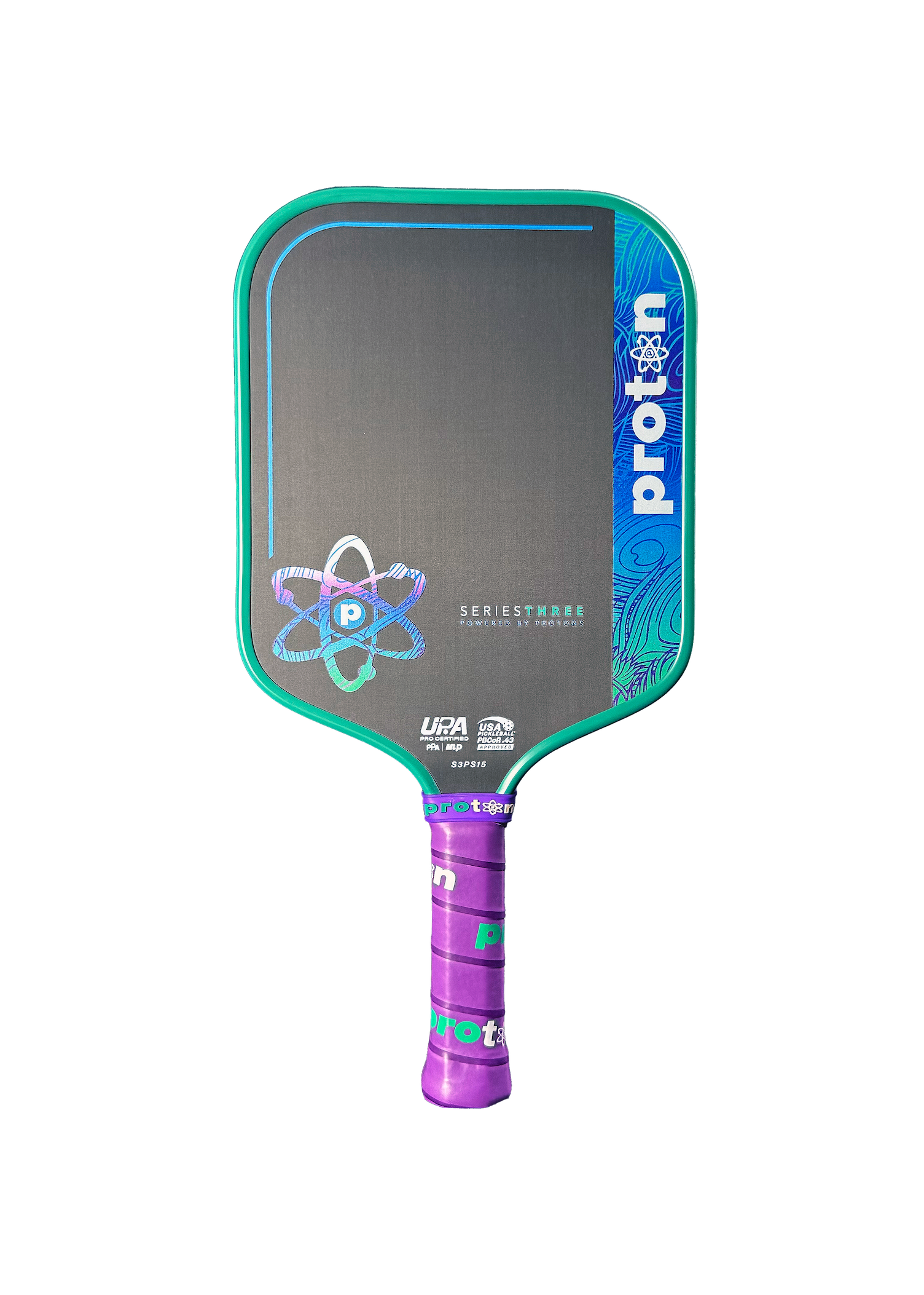 Proton Series Three Project Peacock 15mm Widebody Pickleball Paddle