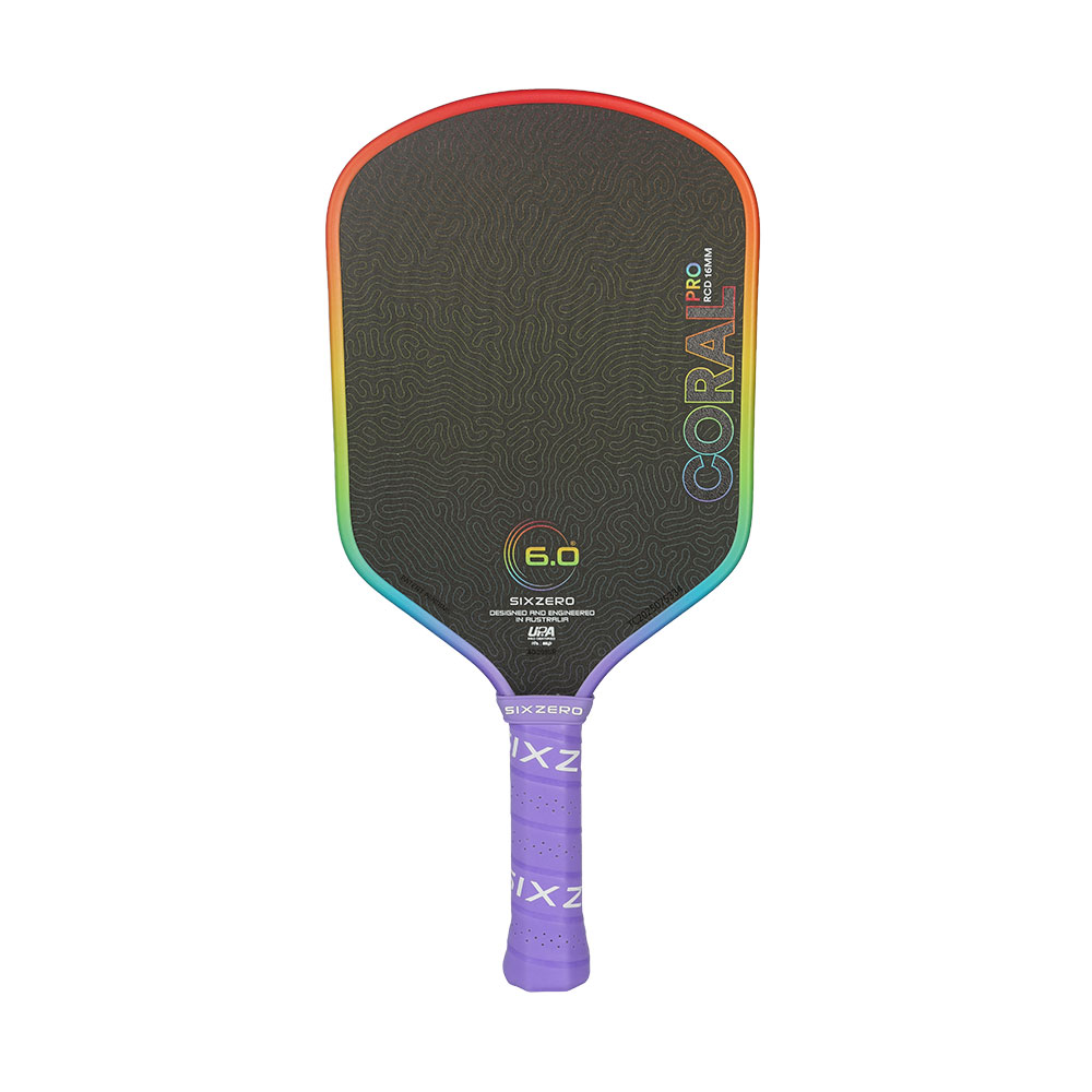 Six Zero Coral Pro Hybrid Pickleball Paddle