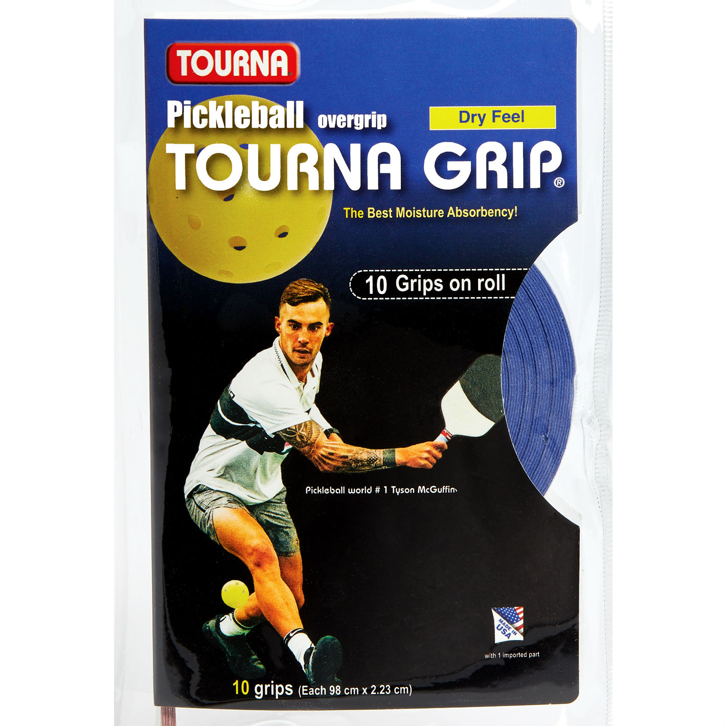 Tourna Grip Originale | Impugnatura Antiscivolo Per Racchette Da Tennis | Assorbe Il Sudore Fino Al 350% | Taglie L E XL | Scelta Dei Professionisti
