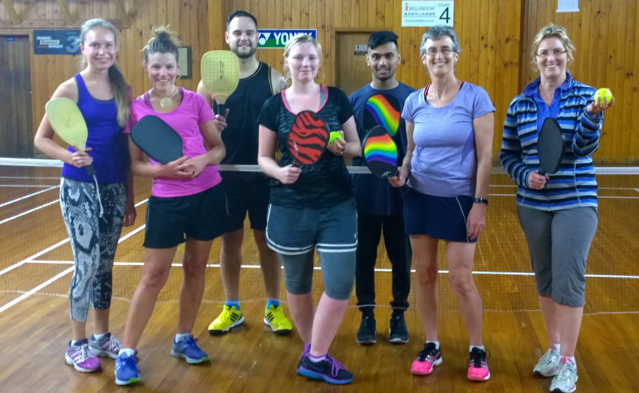 Pickleball in New Zealand Beauty and the Ball