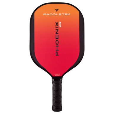 Paddletek Phoenix G6 composite pickleball paddle in Red Wildfire