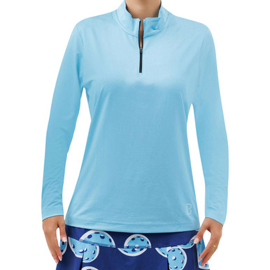 Pickleball Bella Quarter Zip Long Sleeve Shirt - Women's | Free