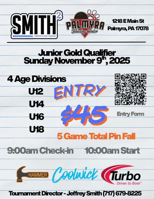 Smith² Junior Gold Qualifier - November 9th, 2025