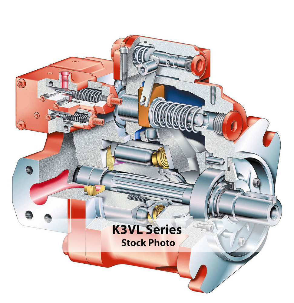 Kawasaki Piston Pump K3VL80/B-1NRSS-P0 - Empire Hydraulics & Machine,