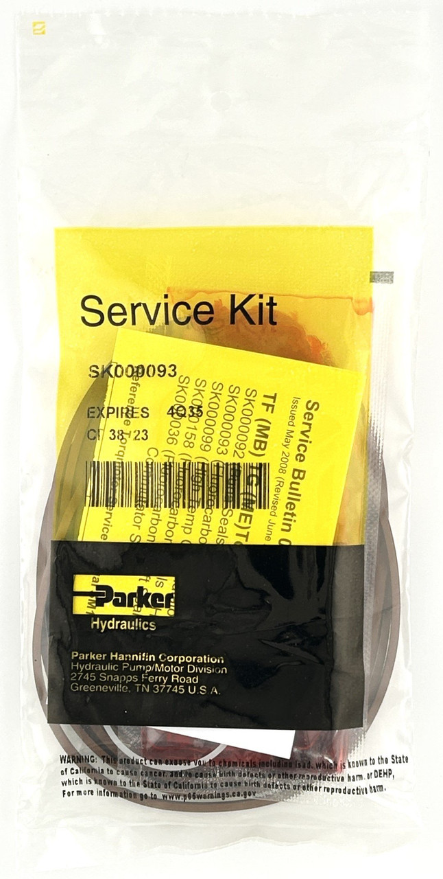 Jページ Genuine Parker Fluorocarbon seal kit SK000093