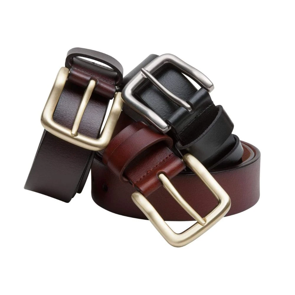Hoggs of Fife luxury leather belts available in three colours