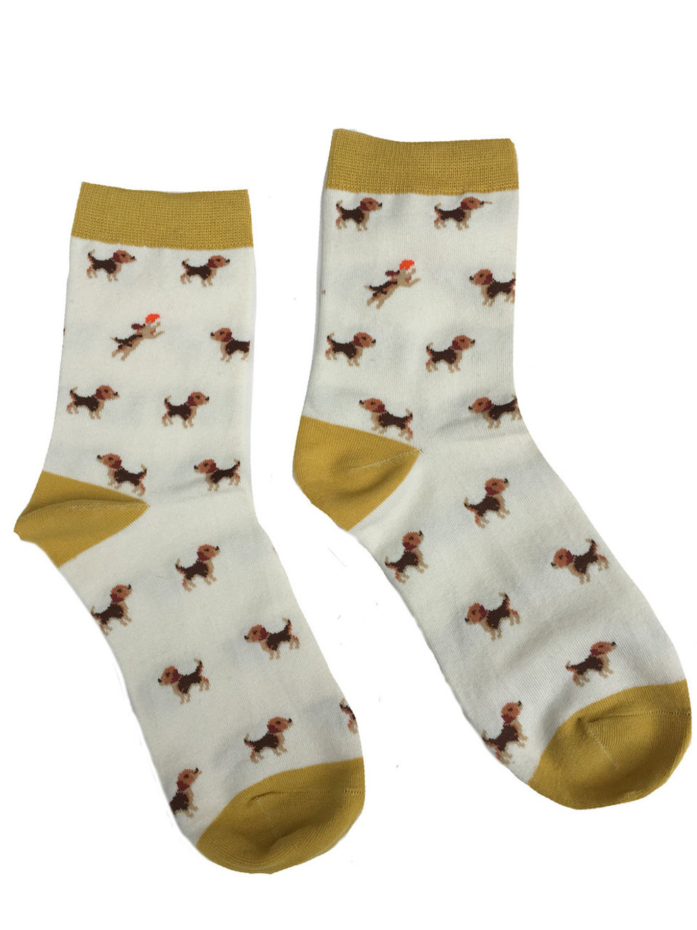Beagle Design Ankle Socks