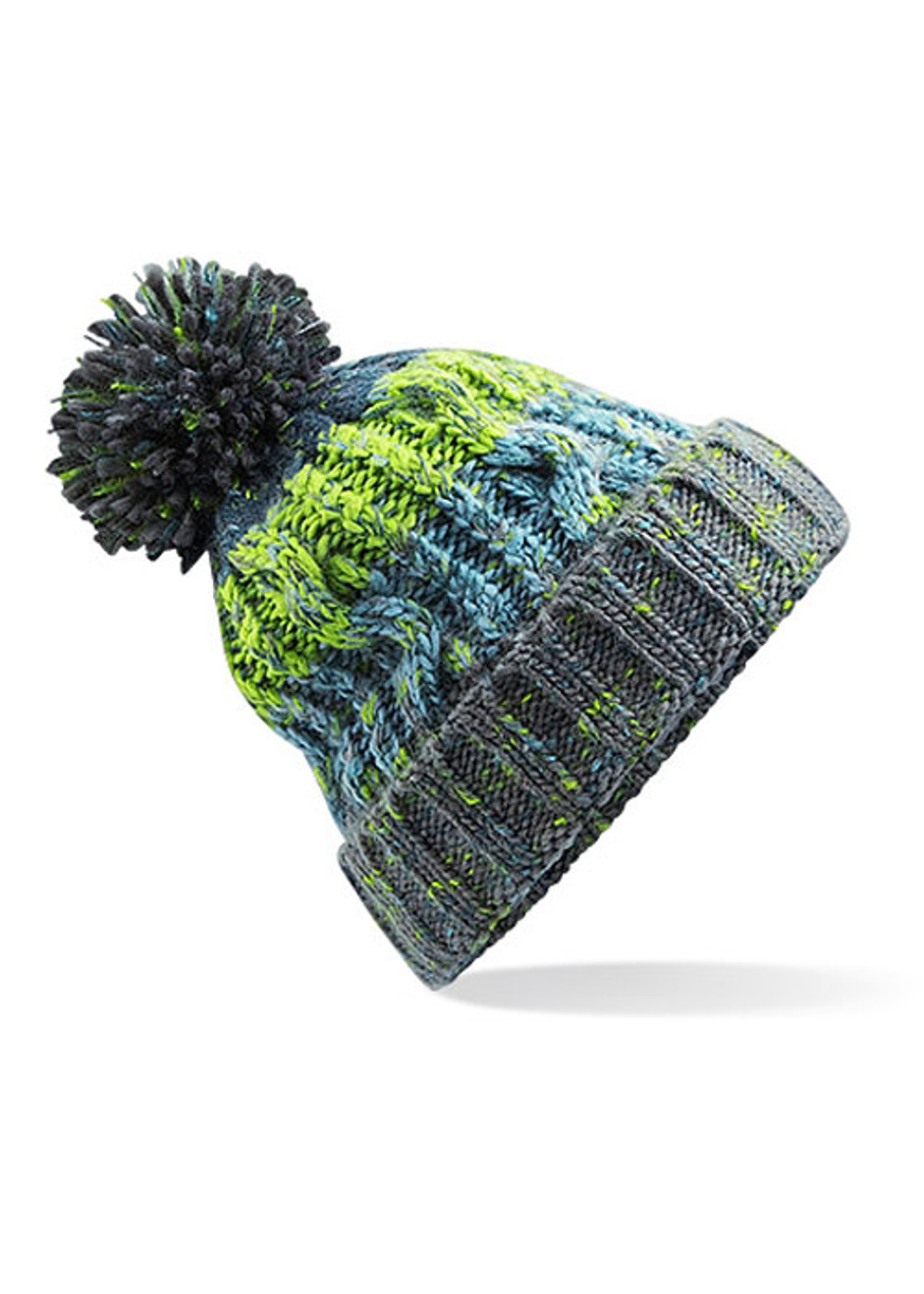 Corkscrew Pom Pom Beanie Corkscrew Pom Pom Beanie