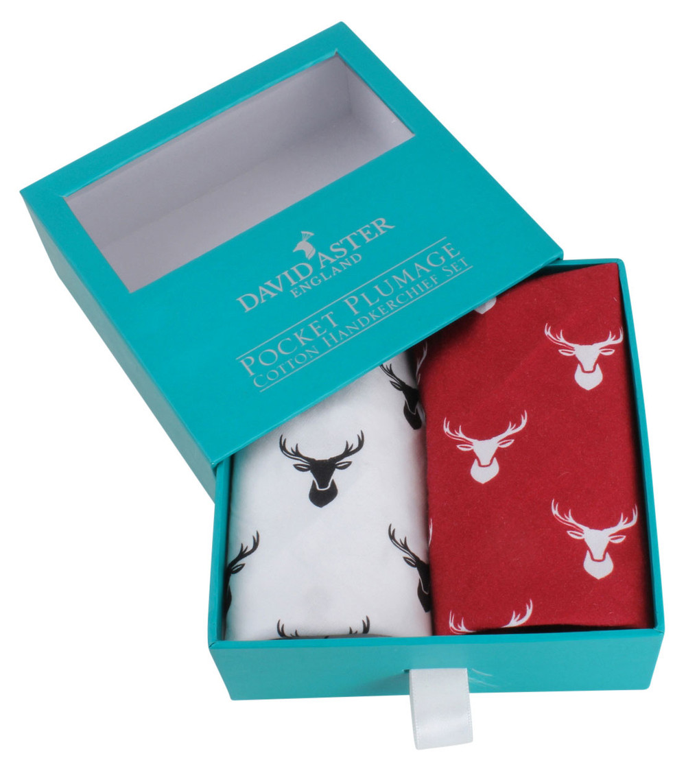 Stag Print Handkerchief